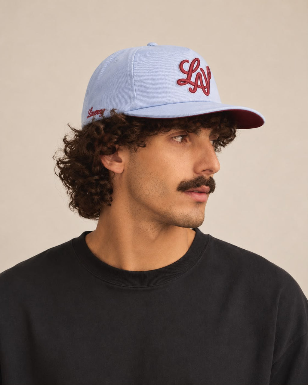 Gorra Béisbol "Celeste y granate"