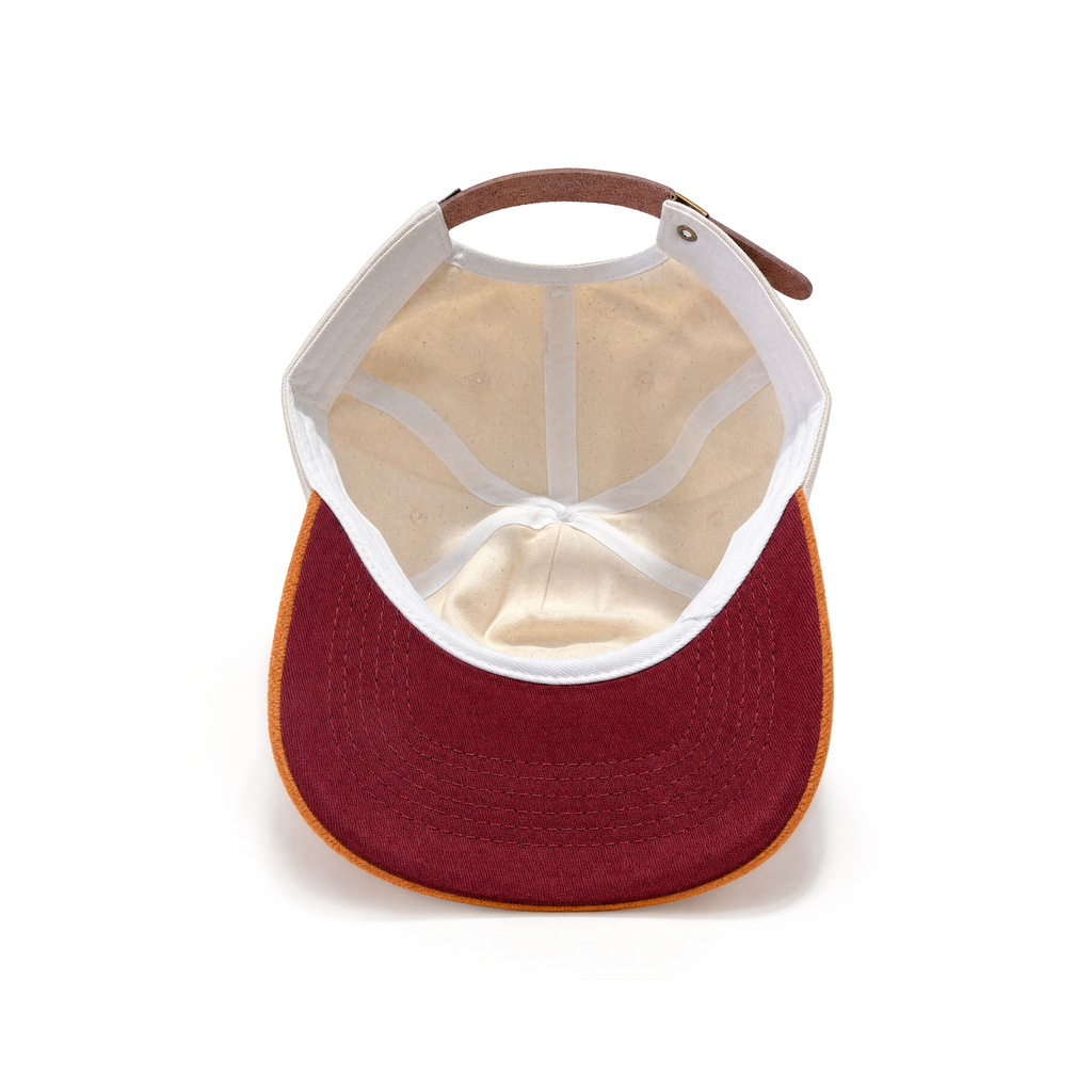 Gorra Béisbol "Beige y granate"