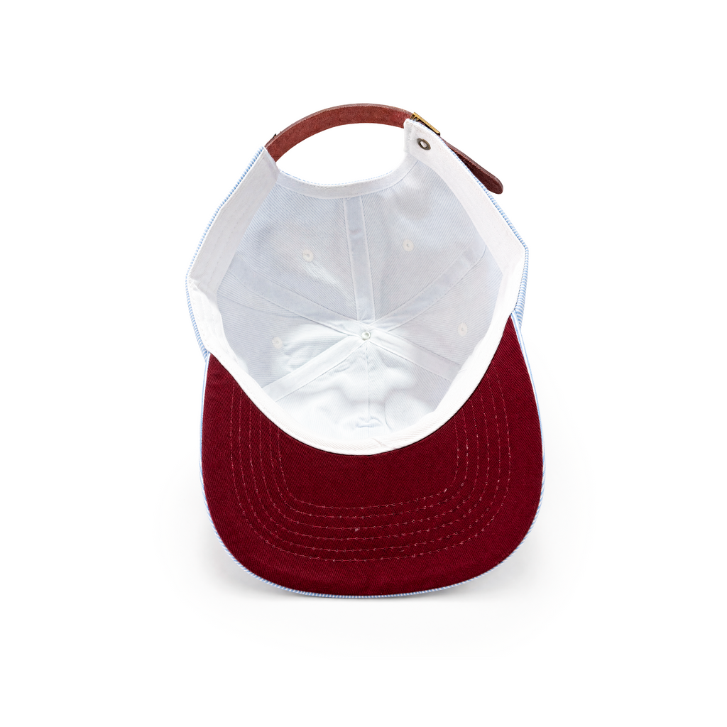 Gorra Béisbol "Celeste y granate"