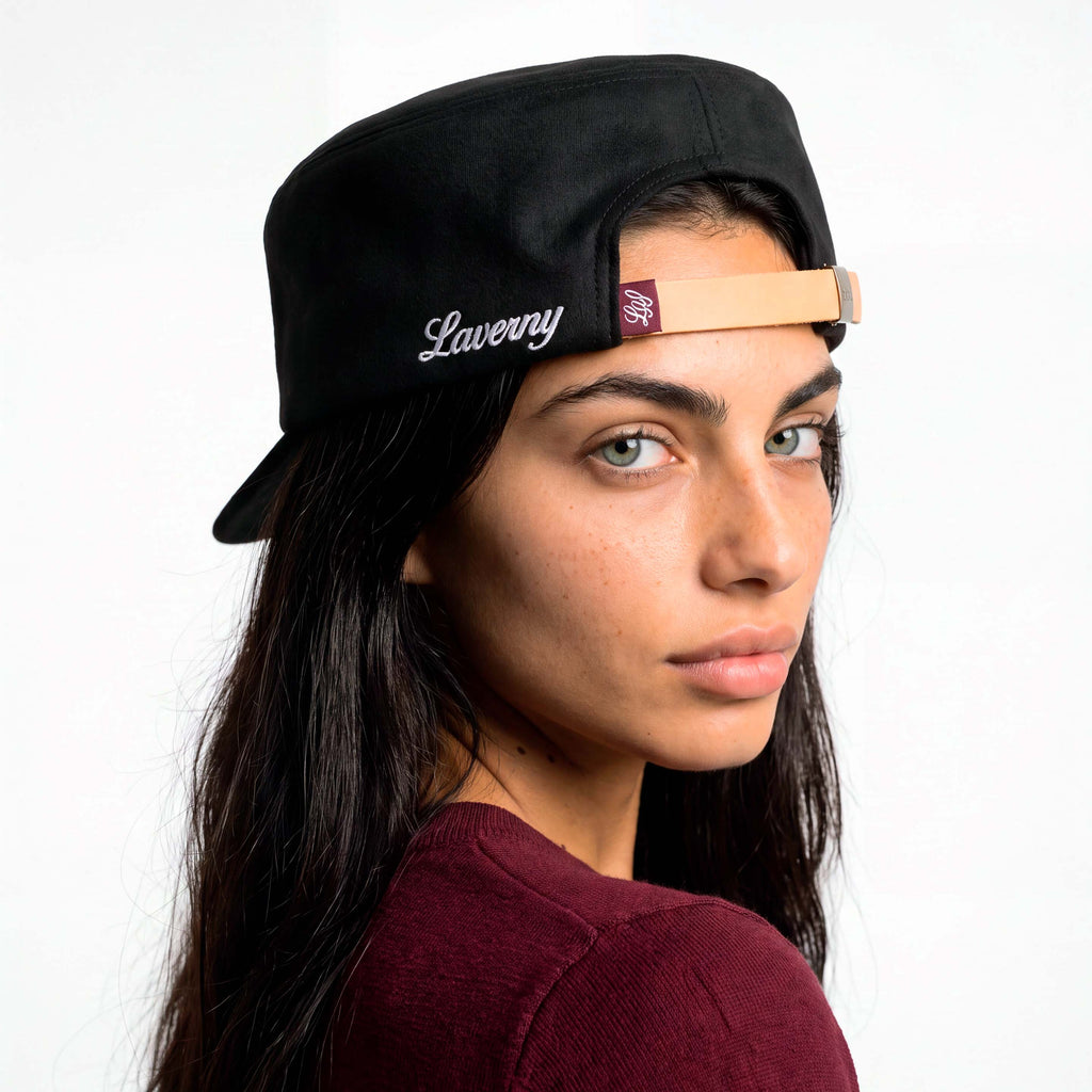 Gorra Pork Pie "Negra y verde"