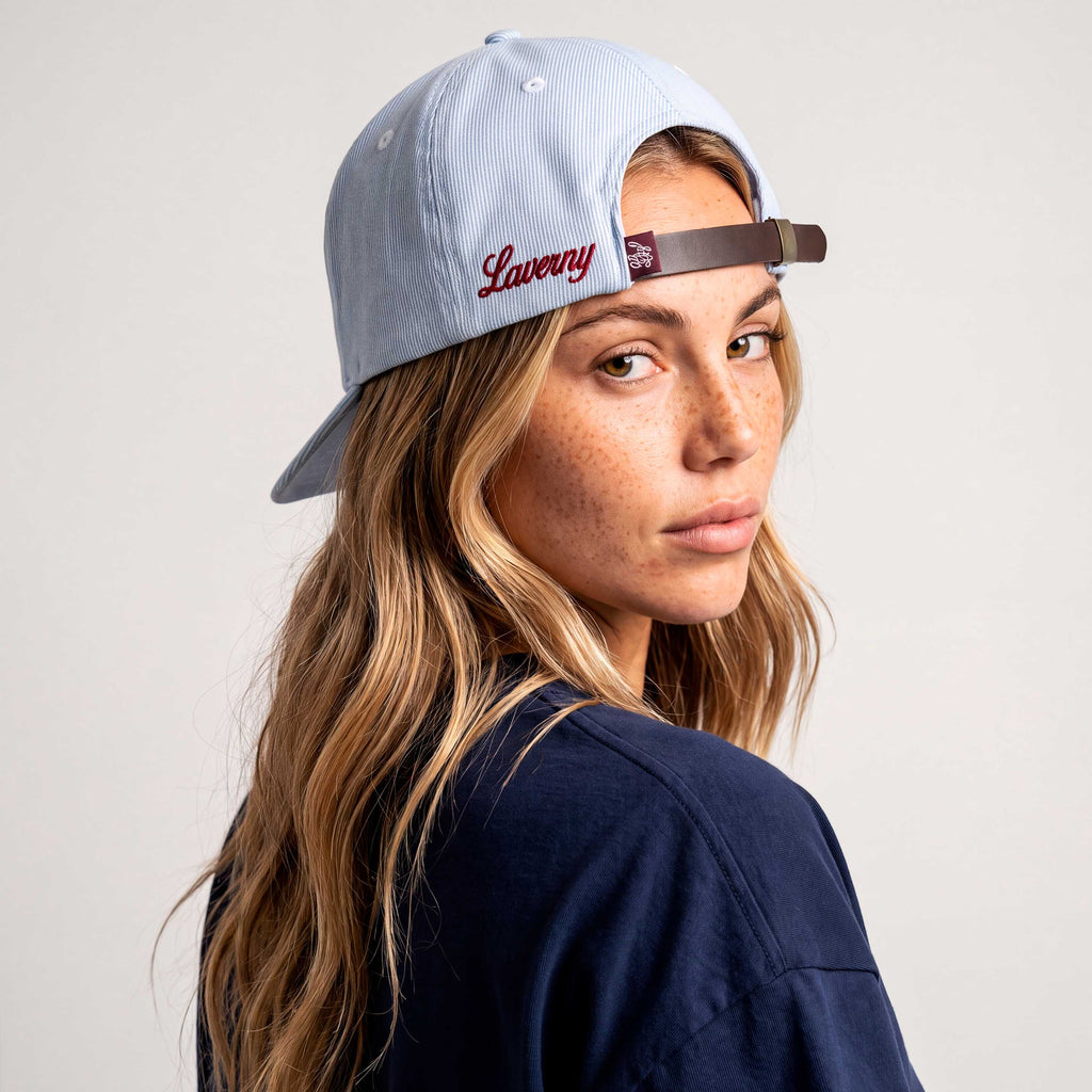 Gorra Béisbol "Celeste y granate"