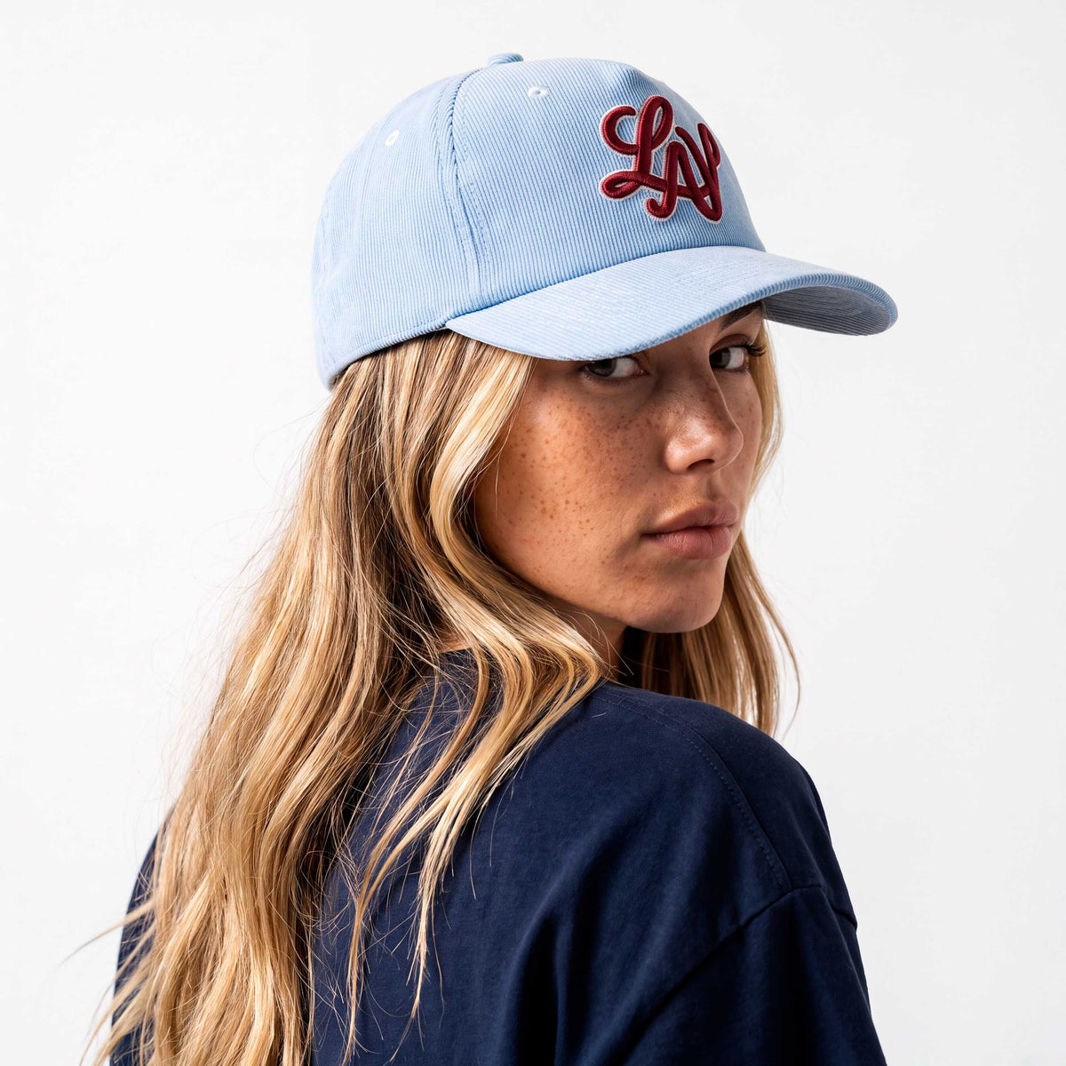 Gorra Béisbol "Celeste y granate"