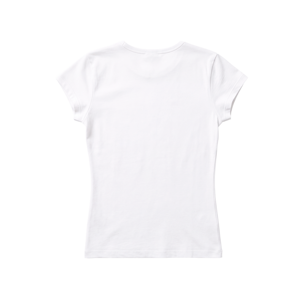Fitted crop top "White"