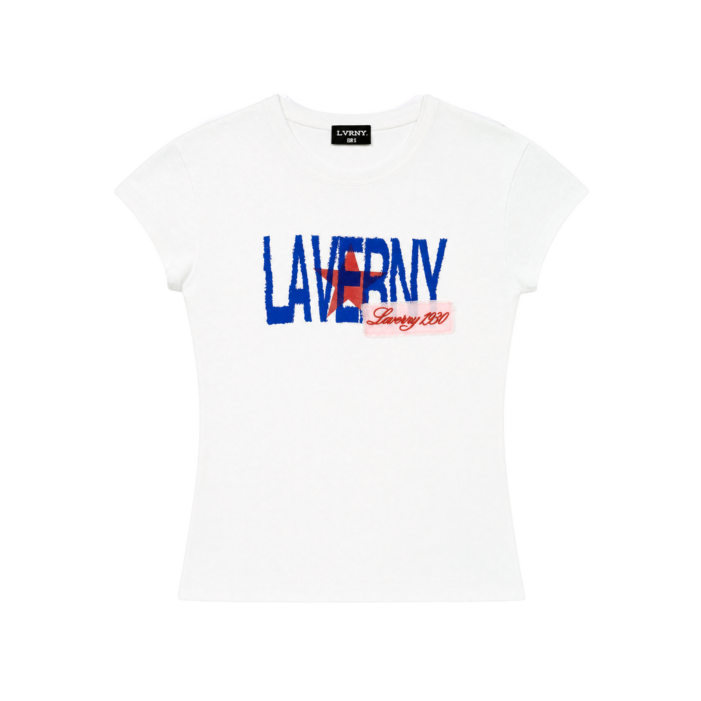 Fitted crop top "White"