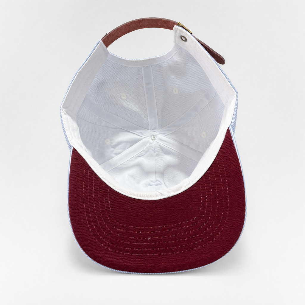 Gorra Béisbol "Celeste y granate"