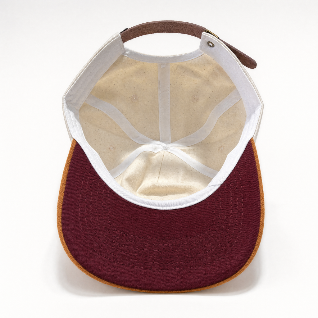 Gorra Béisbol "Beige y granate"